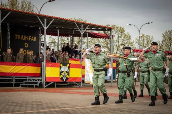 Change of Command for Spanish Paratroopers, General Gutiérrez Alcalá Arrives