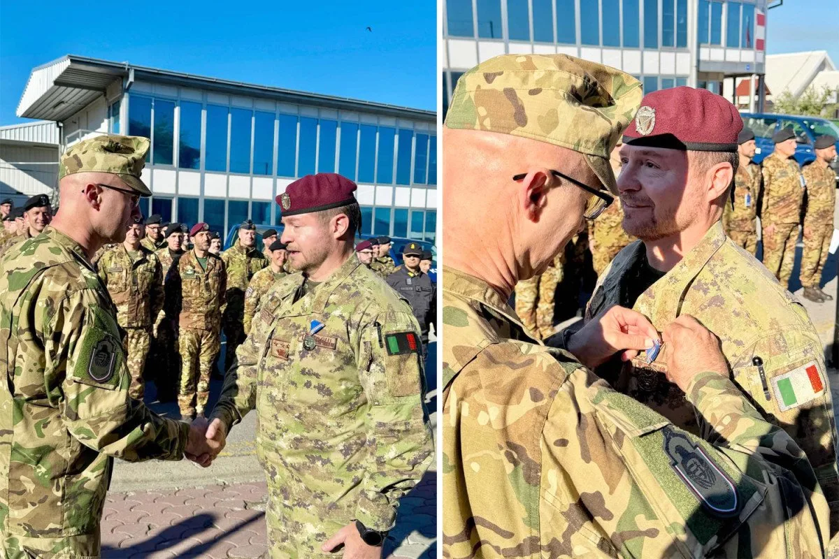 Italian-Hungarian Partnership: Medal of Merit for Colonel Bruschi