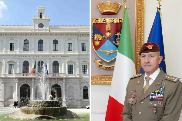 Il Generale Stefano Mannino guida l’intesa tra Difesa e Università: firmato l’accordo tra CASD e Ateneo di Bari