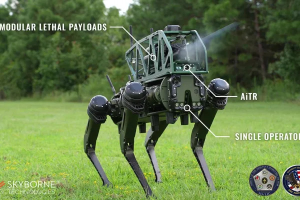 CODiAQ, the armed robot-dog for the battlefield (Video)