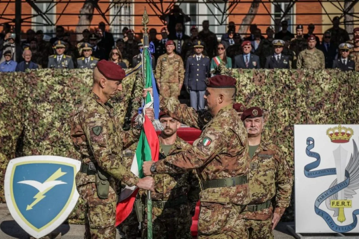 AT THE 187TH PARACHUTISTS FOLGORE: COLONEL PINTO HANDS OVER TO COLONEL BUFI - brigatafolgore.net
