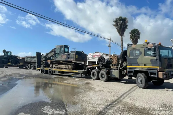 The Army intervenes in Niscemi: engineers create a bypass to avoid isolation