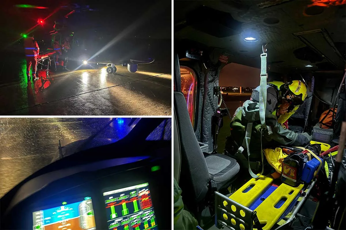 Soccorso aereo notturno da Ventotene: HH-139B del 15° Stormo trasferisce un uomo in pericolo di vita a Latina - brigatafolgore.net