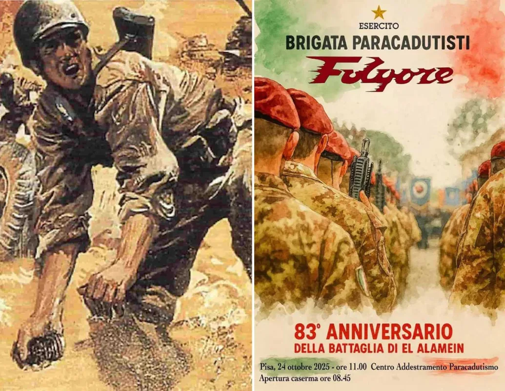 October 23, 1942, 9:40 PM: the final act of the Battle of El Alamein has begun. Tomorrow in Pisa the 83rd anniversary - brigatafolgore.net