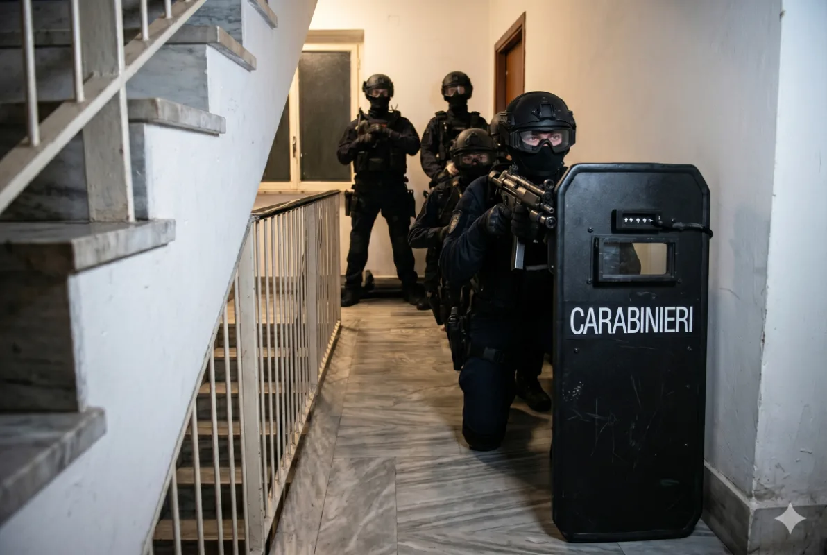 Blitz against drug trafficking - the Carabinieri Paratroopers capture former Banda della Magliana member Raffaele Pernasetti - brigatafolgore.net