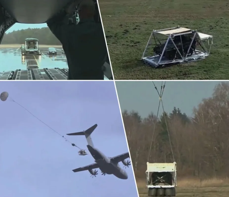 Paratroopers 2.0: The Bundeswehr Drops Armored Vehicles Directly from the Sky - brigatafolgore.net