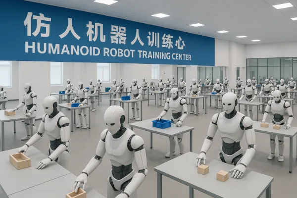 Cina, al via il primo polo mondiale per l’addestramento di robot umanoidi
