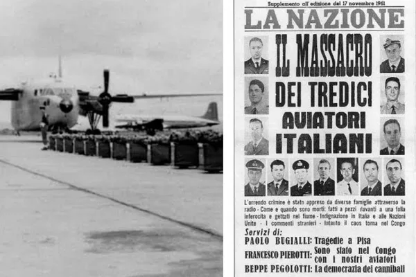 November 11, 1961: 64 years since the Kindu massacre, the sacrifice of 13 Italian aviators on a peace mission