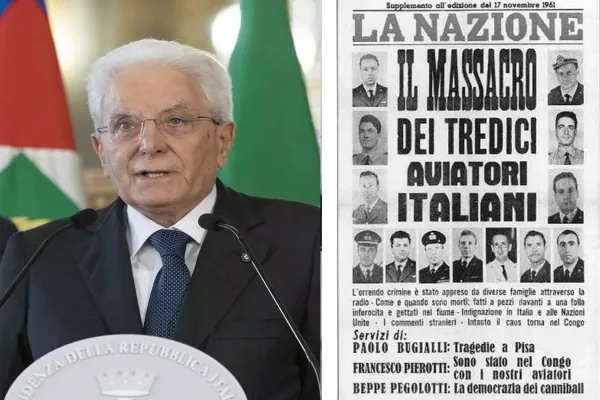 Il prezzo della pace: Mattarella ricorda Kindu