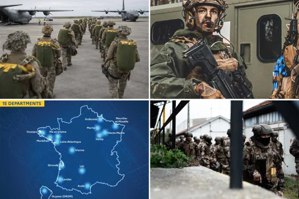 Russian threat, Europe gets serious: 1,500 Paratroopers jump in France in the ex. Orion-26.