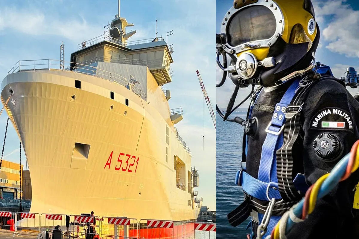 Launched the Olterra Ship: New Jewel of the Marina Militare for Submarine Rescue and Underwater Operations - brigatafolgore.net