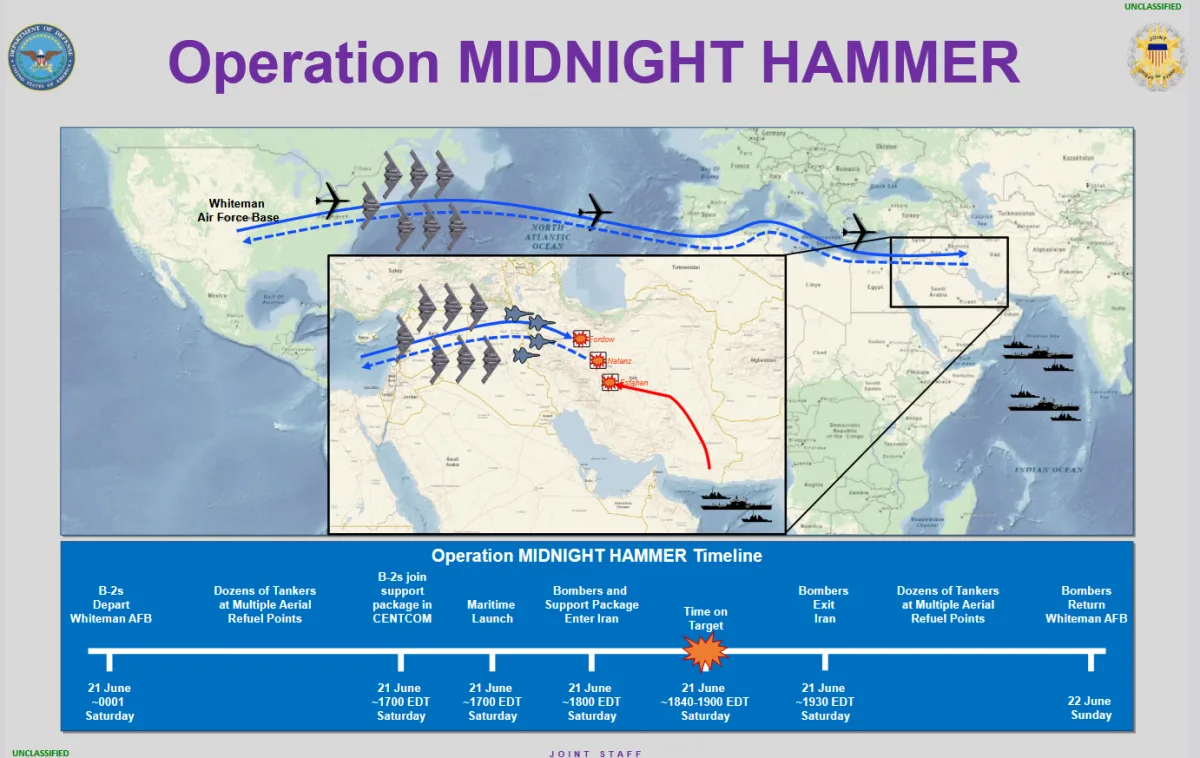 Operation Midnight Hammer: How the United States Surprised Iran - brigatafolgore.net