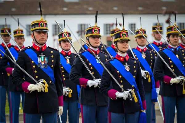 Mak π 100 Ceremony of the Officer Cadets of the 205th Course "Fierezza"