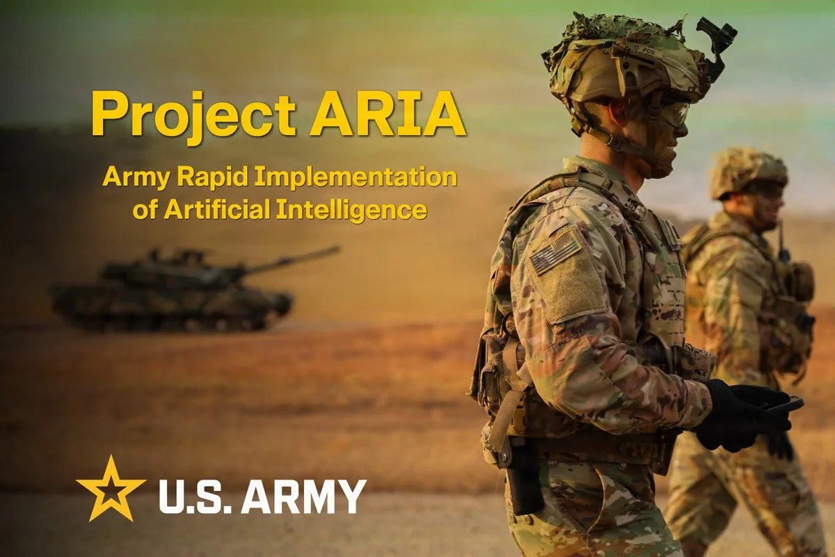 US Army - Progetto ARIA: L'Intelligenza Artificiale per il soldato moderno - brigatafolgore.net