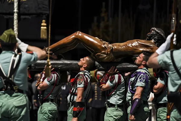 «Legionarios a morir»: the oath of love to the Cristo de la Buena Muerte