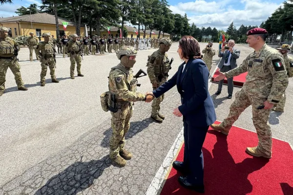 Special Forces, brevet ceremony for the Rangers of the 4th Alpini Paratroopers Regiment