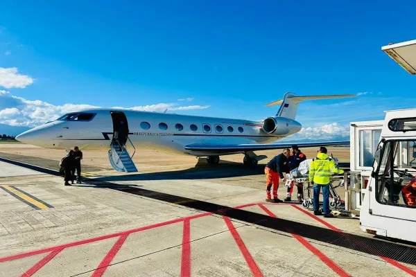 Italian Air Force: emergency flight saves the life of a newborn transported from Cagliari to Milan