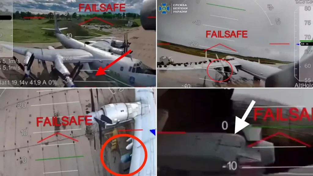 Droni FPV arma strategica - Operazione Spiderweb: 34% dei bombardieri strategici russi distrutti - brigatafolgore.net Droni FPV assetto strategico - Operazione Spiderweb: 34% dei bombardieri strategici russi distrutti - brigatafolgore.net