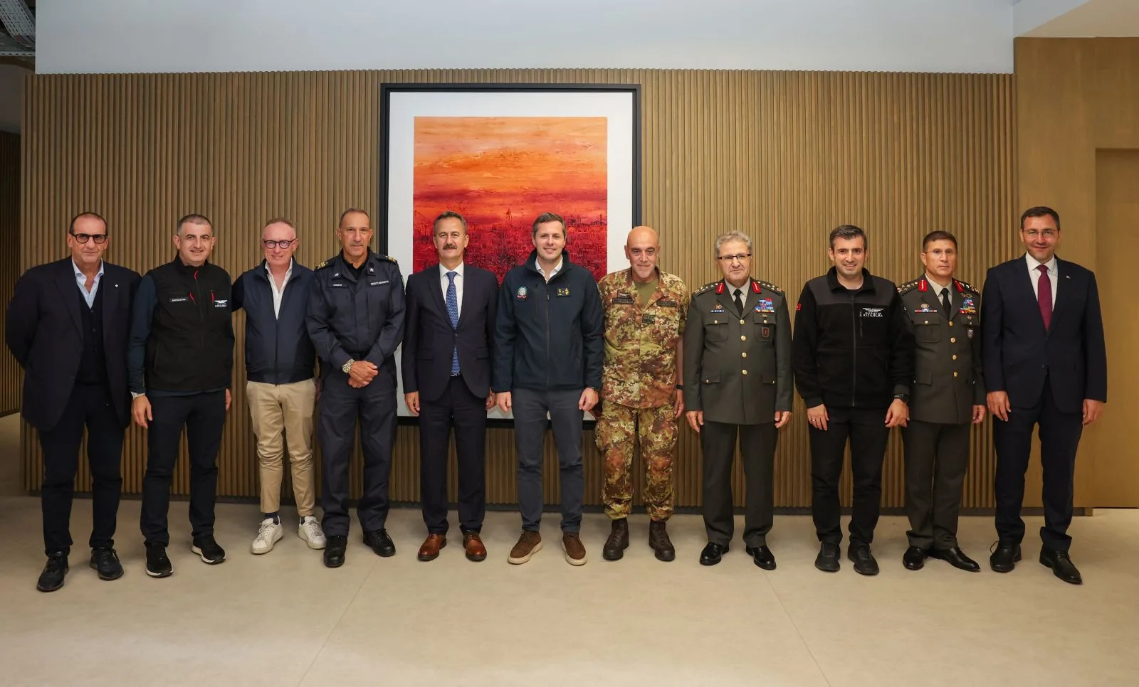Italia–Turchia: Perego di Cremnago, Masiello e Conserva in visita a Baykar